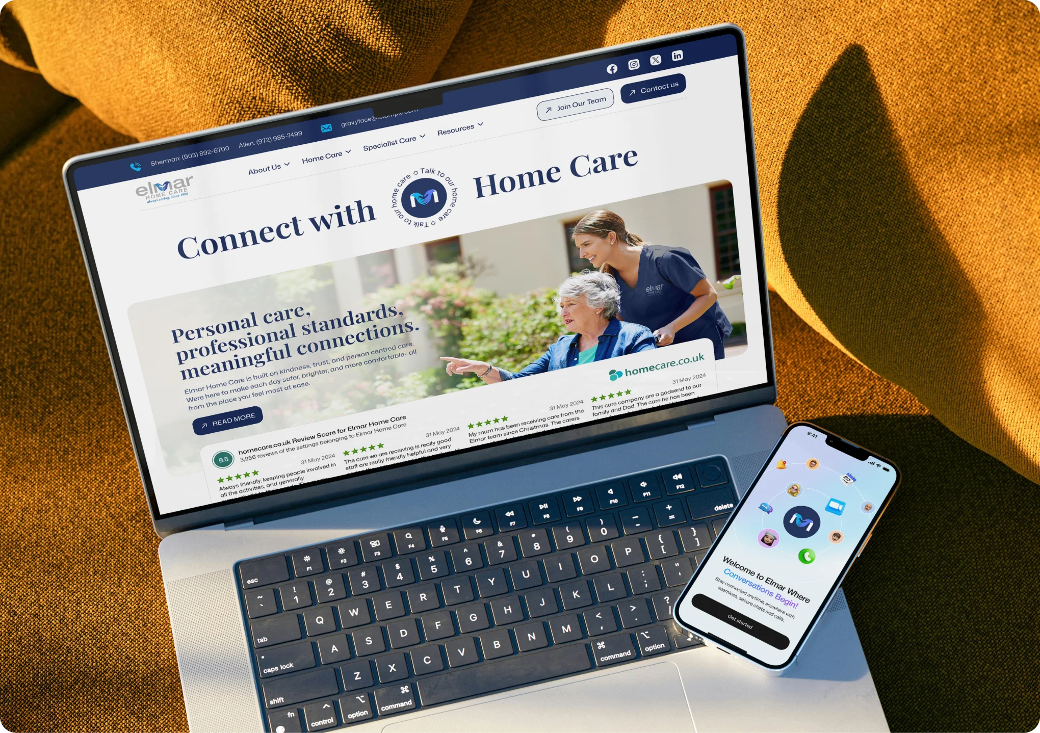 Elmar Home Care Mockup 6